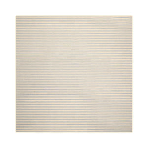 LoomBloom Multi Sizes Ivory Hand Woven Contemporary Striped 100% New Zealand Wool Oriental Area  Rug