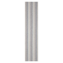 LoomBloom Multi Sizes Ivory Hand Tufted Contemporary  Striped New Zealand Wool Oriental Area Rug