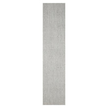 LoomBloom Multi Size Ash Gray Hand Woven Textured Modern Herringbone  New Zealand Wool Oriental Area Rug