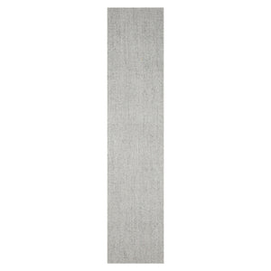 LoomBloom Multi Size Ash Gray Hand Woven Textured Modern Herringbone  New Zealand Wool Oriental Area Rug