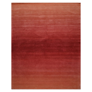 LoomBloom Multi Color Hand Tufted Modern & Contemporary Ombre Designer Wool Oriental Area Rug