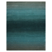 LoomBloom Multi Color Hand Tufted Modern & Contemporary Ombre Designer Wool Oriental Area Rug