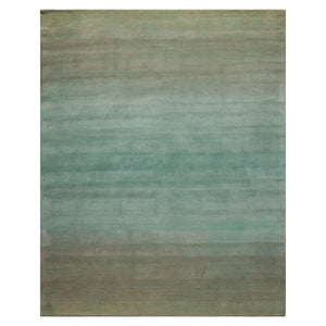 LoomBloom Multi Color Hand Tufted Modern & Contemporary Ombre Designer Wool Oriental Area Rug
