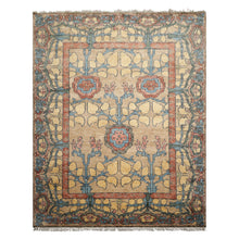 LoomBloom Multi Color Multi Size Hand Knotted Arts & Crafts/Mission Stained Glass Oushak Wool Oriental Area Rug