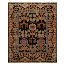 LoomBloom Multi Color 8x10 Hand Knotted Arts & Crafts/Mission Stained Glass Oushak Wool Oriental Area Rug