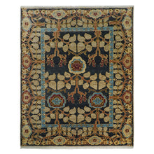 LoomBloom Multi Color Multi Size Hand Knotted Arts & Crafts/Mission Stained Glass Oushak Wool Oriental Area Rug