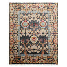 LoomBloom Multi Color Multi Size Hand Knotted Arts & Crafts/Mission Stained Glass Oushak Wool Oriental Area Rug