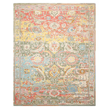 LoomBloom 8x10 Sage Hand Tufted Transitional Oushak Arts & Crafts Wool Oriental Area Rug