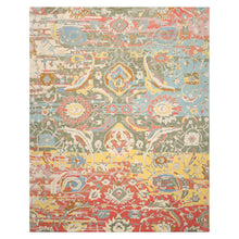 LoomBloom 8x10 Sage Hand Tufted Transitional Oushak Arts & Crafts Wool Oriental Area Rug