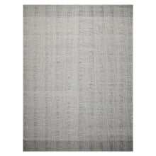 10x14 Celadon Ivory Gray Color Hand Woven Flatweave Wool Modern Oriental Rug