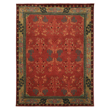 LoomBloom Multi Size Rose Hand Tufted Traditional Arts & Crafts Wool Oriental Area Rug