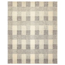Multi Size Cream Charcoal Gray Color Hand Hooked  Wool Contemporary Oriental Rug