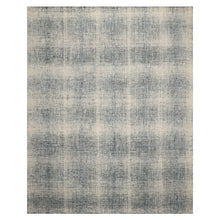 LoomBloom Multi Size Ivory Hand Hooked Modern & Contemporary Plaid Wool Oriental Area Rug