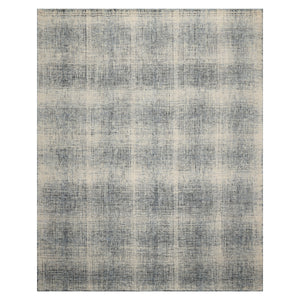 LoomBloom Multi Size Ivory Hand Hooked Modern & Contemporary Plaid Wool Oriental Area Rug