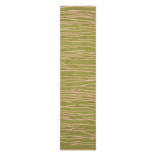 2'8''x9'10" Runner Lime Hand Knotted Graphic Modern & Contemporary Michaelian & Kohlberg Tibetan Wool Oriental Area Rug