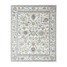 Multi Size Ivory Gray Blue Color Hand Tufted Handmade Wool Modern & Contemporary Oriental Rug