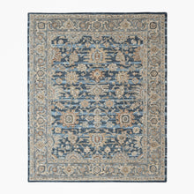 loomBloom Multi Size Blue Hand Tufted Handmade Modern & Contemporary Floral Wool Oriental Area Rug