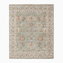 loomBloom Multi Size Mint Green Hand Tufted Handmade Modern & Contemporary Floral Wool Oriental Area Rug
