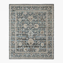 loomBloom Multi Size Blue Hand Tufted Handmade Modern & Contemporary Floral Wool Oriental Area Rug