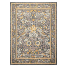 Multi Size Gray Beige Taupe Color Hand Hooked William Morris Wool Traditional Oriental Rug
