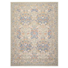 Multi Size Gray Beige Silver Color Hand Hooked William Morris Wool Traditional Oriental Rug