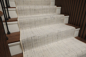 Multi Size Ivory  Gray Beige Color Hand Loomed Flatweave Wool and Polyster Modern Oriental Rug