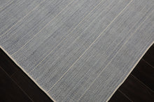 Multi Size Denim  Ivory Color Hand Loomed  Wool Modern Oriental Rug