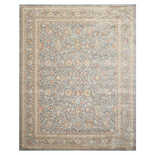 Multi Size Slate Rust Aqua Color Machine Made Persian Polypropylene Traditional Oriental Rug