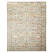 Multi Size Aqua Rust Ivory Color Machine Made Persian Polypropylene Traditional Oriental Rug