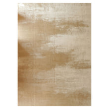 Multi Size Beige Color Hand Knotted Tibetan? Silk Contemporary Oriental Rug