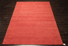 8x10 Coral, , Color Hand Woven  100% Wool Modern & Contemporary Oriental Rug