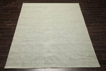 Multi Size Celadon Gray Color Hand Loomed Berber Wool Contemporary Oriental Rug