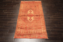 5x8 Rust, Beige, Rose Color Hand Knotted Turkish Oushak Wool Traditional Oriental Rug