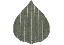 Multi Size Green Beige Color Hand Hooked Leaf Jute loop Contemporary Oriental Rug
