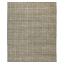 8x10 Tan, Ivory, Color Hand Loomed  Wool & Jute Modern & Contemporary Oriental Rug