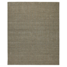 8x10 Tan, Gray, Color Hand Loomed  Wool & Jute Modern & Contemporary Oriental Rug