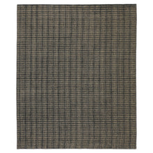 8x10 Tan, Black, Color Hand Loomed  Wool & Jute Modern & Contemporary Oriental Rug