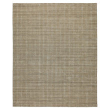 8x10 Tan, Beige, Color Hand Loomed  Wool & Jute Modern & Contemporary Oriental Rug