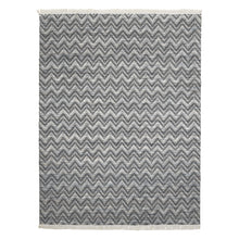 Multi Size Black Slate Gray Ivory Color Hand Woven  Wool Modern & Contemporary Oriental Rug