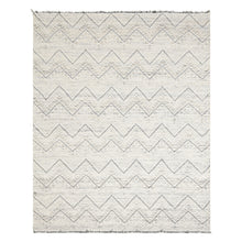 Multi Size Ivory Black Beige Color Hand Woven  Wool Modern & Contemporary Oriental Rug