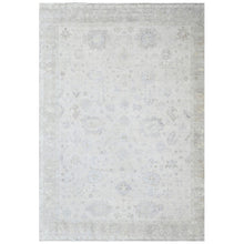 Multi Size Beige Taupe Gray Color Hand Knotted Oushak Wool Transitional Oriental Rug