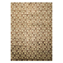 10x14 Seafoam, Brown, Color Hand Knotted Tibetan New Zealand Wool Transitional Oriental Rug