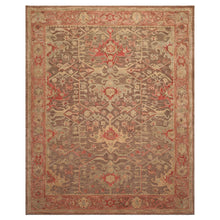 Multi Size Brown Taupe Coral Color Hand Tufted  Wool Traditional Oriental Rug