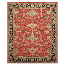 Multi Size Coral Charcoal Peach Color Hand Tufted  Wool Traditional Oriental Rug