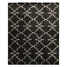 8x10 Charcoal, Gray, Color Hand Loomed Tibetan Wool Modern & Contemporary Oriental Rug