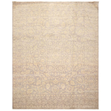 8x10 Taupe, Beige, Color Hand Knotted Chobi Peshawar Wool Transitional Oriental Rug