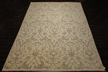 9x12 Beige, Brown, Color Hand Knotted Peshawar Wool Transitional Oriental Rug