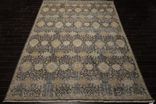 9x12 Gray, Beige, Tan Color Hand Knotted  Wool Transitional Oriental Rug