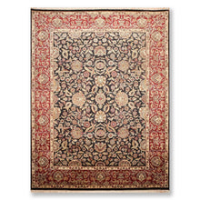 9x12 Black, Rust Hand Knotted Traditional 100% Wool Persian Oriental Area Rug - Oriental Rug Of Houston