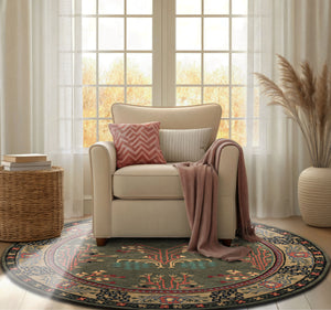 Multi Sizes Donegal Arts & Crafts Handmade 100% Wool Oriental Area Rug Gray/Green Color